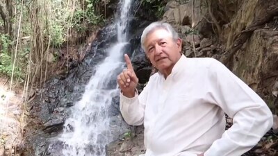 AMLO grabó un nuevo mensaje rumbo al municipio guerrerense de Xochistlahuaca