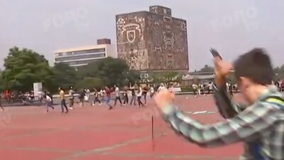 Estudiantes del plantel Azcapotzalco protestaban en Rectoría cuando fueron agredidos