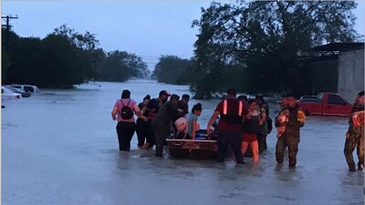 La tormenta Hanna ha dejado destrozos en Tamaulipas y Nuevo León