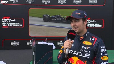 Max Verstappen gana el GP de Austria, mientras que Sergio Pérez se sube de nuevo al podio luego de una remontada