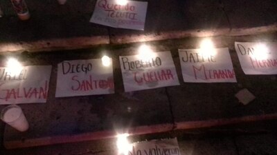 Piden que regresen los 5 jóvenes