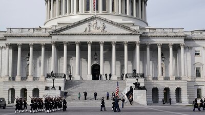 Desde el lunes se realizan los ensayos de la ceremonia de toma de protesta de Joe Biden