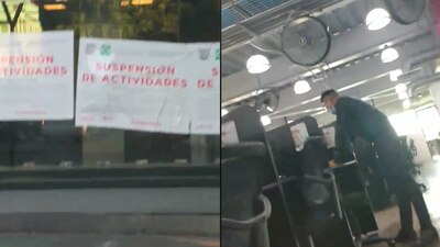 Un trabajador del lugar aseguró que los empleados siguen laborando con normalidad pese a la clausura
