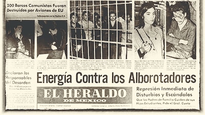 El Heraldo de México difundió así la matanza en la Plaza de las Tres Culturas de Tlatelolco