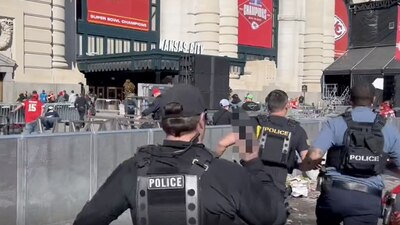 La policía terminó con el desfile de los Chiefs