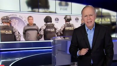 Al terminar su noticiero, el periodista envió un mensaje tras las detenciones