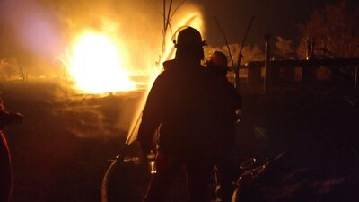 El fuego que se prolongó está mañana fue por el gas que quedó "empacado" en el ducto