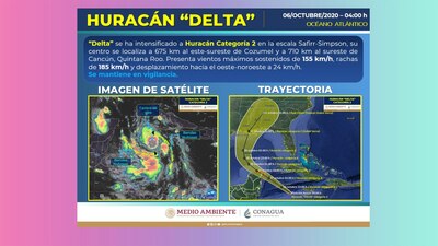 Delta seguirá ganando fuerza mientras aumenta la velocidad a la que se desplaza