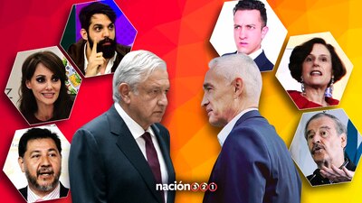 Unos apoyan al presidente y otros al periodista
