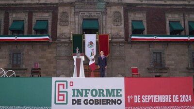 El Presidente emitió un mensaje a la nación por su sexto y último informe