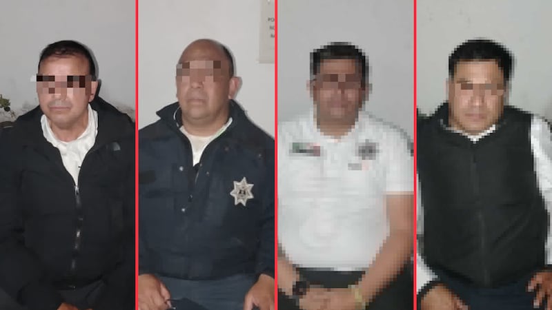Detienen a 4 policías de Tlalnepantla por presunta extorsión a transportista