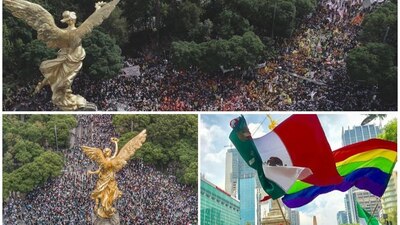 Esta semana el Ángel de la Indepedencia fue testigo de varios festejos