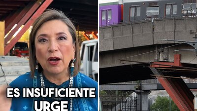 La senadora dijo que el sistema de apuntalamiento para sostener la estación Pantitlán no es suficiente