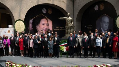 La senadora y diplomática recibió este jueves la medalla 'Belisario Domínguez' en el Senado