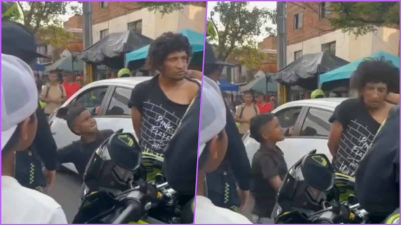 VIDEO: Niño le da una cachetada al ladrón que se llevó su bicicleta