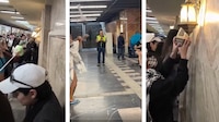 VIDEOS: Activistas trans protestan rompiendo candelabros y cámaras de la Línea 2 del Metro