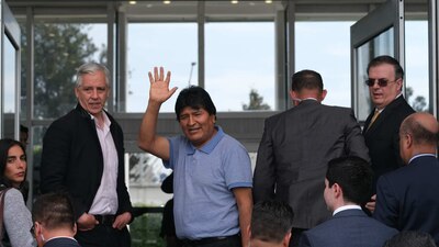 El expresidente de Bolivia llegó a nuestro país en calidad de asilado