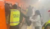 VIDEO: Usuarios ‘saltan’ por las ventanas del Metro, ¿qué ocurrió en la estación Merced?