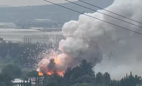 VIDEO: Captan fuerte explosión de polvorín en La Saucera, Tultepec