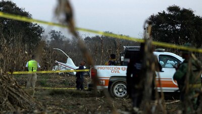 La caja negra del helicóptero no era a prueba de incendios, sin embargo aún se puede extraer información