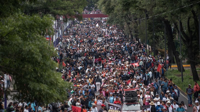 MINUTO A MINUTO: Manifestaciones en la CDMX durante la inauguración del Mundial