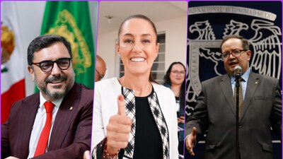 Los rectores de la UNAM y el IPN felicitaron a la morenista