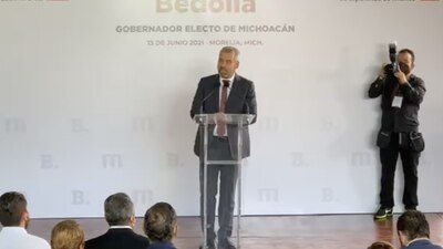 El gobernador electo de Michoacán hizo el compromiso de gobernar para todos los michoacanos