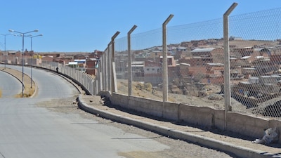 Esta barrera se localiza en la frontera de Argentina con Bolivia