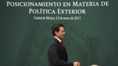 Este viernes Peña y Trump sostuvieron una llamada en la cual acordaron no hablar públicamente del muro