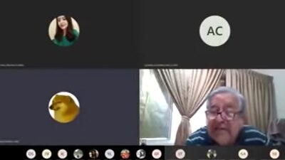 El profesor se la pasó parte de la clase regañando a sus alumnos