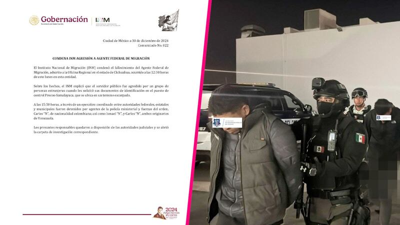 INM condena el asesinato de un agente golpeado brutalmente por 2 migrantes venezolanos