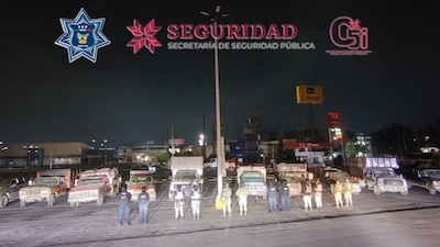 Aseguran 12 camionetas huachicoleras y más de 13 mil litros de combustible en Tula