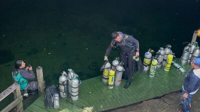 Según los primeros reportes, el hallazgo se dio a una profundidad aproximada de 28 metros