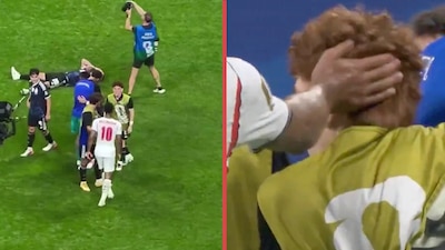 ¿Por qué lo hizo? Bellingham ‘zapea’ a Valentín Barco tras la derrota de Inglaterra ante Argentina