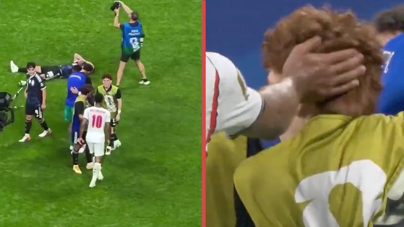¿Por qué lo hizo? Bellingham ‘zapea’ a Valentín Barco tras la derrota de Inglaterra ante Argentina