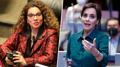 En 2021, la senadora de Morena acusó a Téllez se "acostarse con medio TV Azteca"