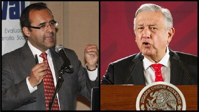 Gonzalo Hernández Licona y Andrés Manuel López Obrador