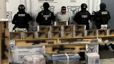 Se logró la captura de una persona que en posesión de armas y droga