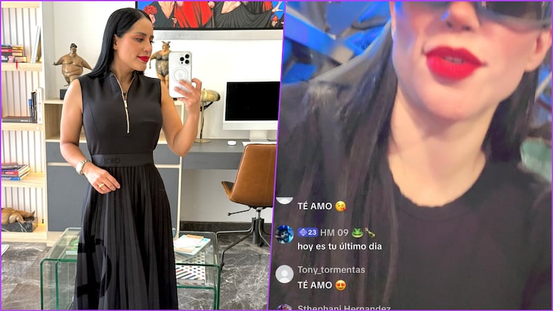 Sandra Cuevas recibe amenaza durante transmisión en vivo en TikTok