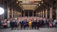 Sheinbaum se reúne en Palacio Nacional con legisladores de Morena, PVEM y PT; refrendan unidad