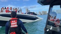 VIDEO: Yate Lamborghini se hunde con influencers a bordo en Miami Beach