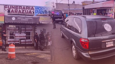 Testigos aseguraron que la casa era extensión de una funeraria que operaba cerca del lugar