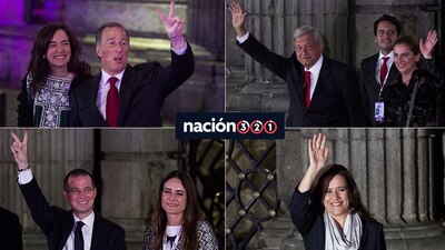 Cuatro de los cinco presidenciables se declararon ganadores