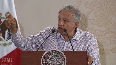 AMLO volvió al estado que tendrá elección extraordinaria para gobernador el 2 de junio próximo