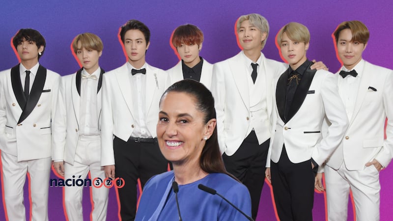 Sheinbaum anuncia que BTS estará en Palacio Nacional este miércoles