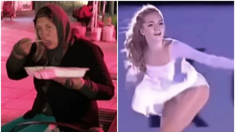 Elena  Gouliakova, de brillar en la pista de hielo a vivir de la caridad en las calles de Monterrey