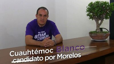 Cuauhtémoc Blanco dio a conocer que solo acudirá a los debates organizados por el órgano electoral morelense