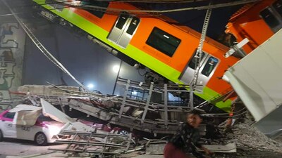 La jefa de Gobierno explicó que lo que ocurrió fue el vencimiento de una trabe mientras pasaba un tren
