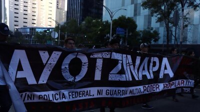 Este martes hubo marchas para exigir justicia para los estudiantes