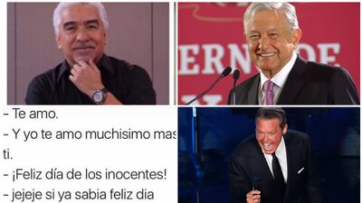 El presidente y los medios de comunicación decidieron entrarle al Día de los Inocentes